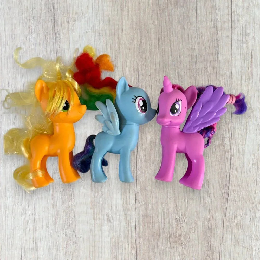 My Little Pony G4 Friendship Magic Twilight Sparkle Applejack Rainbow Dash MLP